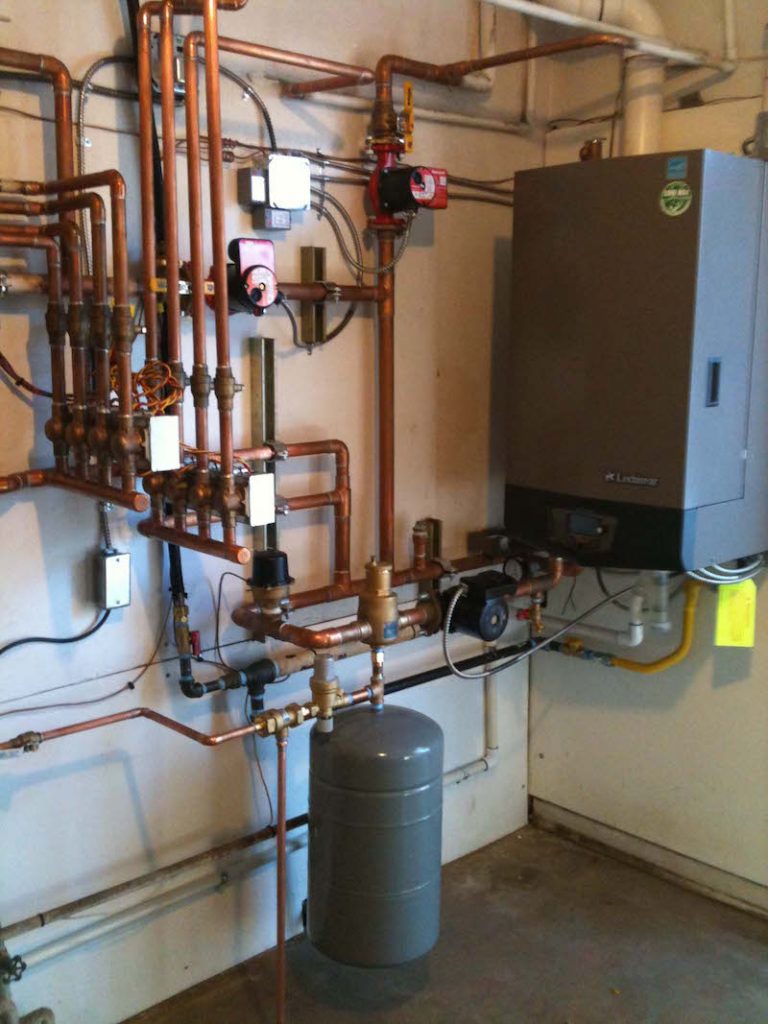 reedstreetapartmentboilerinstall5 Quinnair Heating & Air